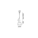 Wever & Ducré Roomor Cable 1.2 E27 Suspension lamp