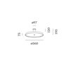 Wever & Ducré Roomor Office Surface 1.0 Deckenlampe