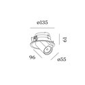 Wever & Ducré Bliek Round 1.0 PAR16 blade springs Recessed spot