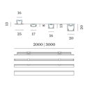 Wever & Ducré Ilane LED COB Strip IP20 3.0M 15W/M 1250 lm/M LED strip