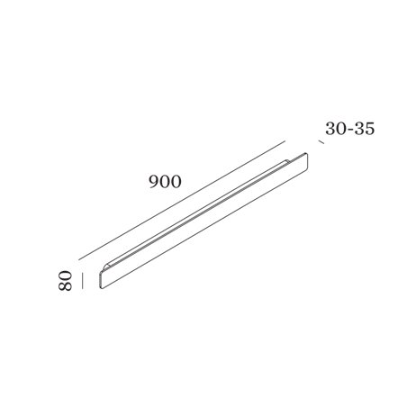 Wever & Ducré Miles 9.0 Wall lamp