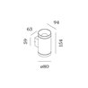Wever & Ducré Taio Round Wall Outdoor 2.0 Wandlampe