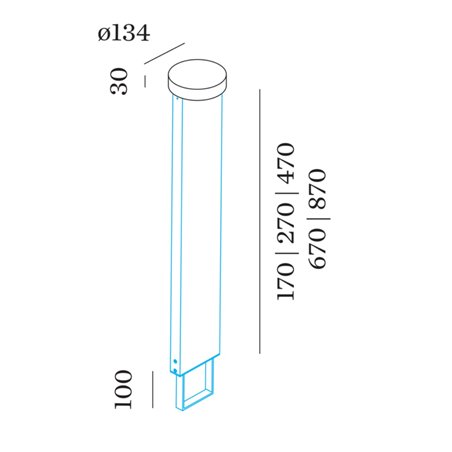 Wever & Ducré Palos Round 2.0 Garden lamp