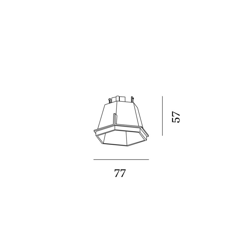 Wever & Ducré Inner Reflector Hexo Mini | Max. 10W