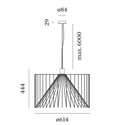 Wever & Ducré Wiro 6.1 Suspension lamp