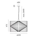 Wever & Ducré Wiro 6.5 Suspension lamp