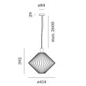 Wever & Ducré Wiro Diamond 1.1 Suspension lamp