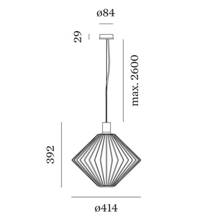 Wever & Ducré Wiro Diamond 1.1 Suspension lamp