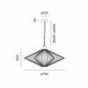 Wever & Ducré Wiro Diamond 2.0 Suspension lamp