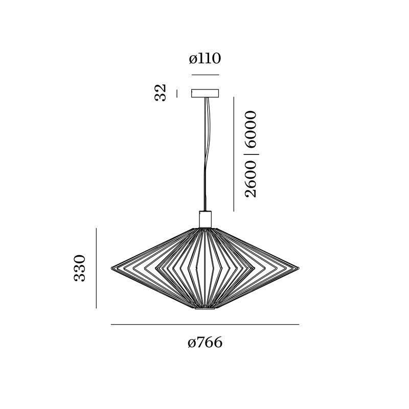 Wever & Ducré Wiro Diamond 2.0 Hängelampe