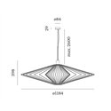 Wever & Ducré Wiro Diamond 3.0 Suspension lamp