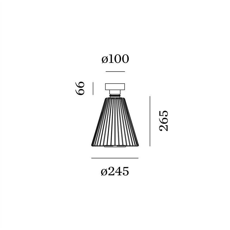 Wever & Ducré Wiro Ceiling Cone 1.0 Deckenlampe