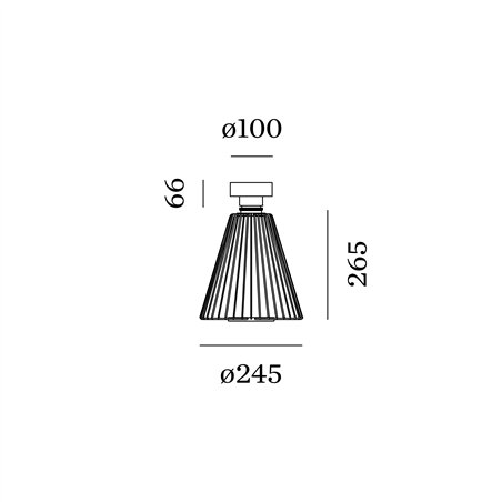 Wever & Ducré Wiro Ceiling Cone 1.0 Ceiling lamp