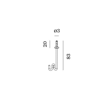 Wever & Ducré Hook Standard Multi Suspension Hook