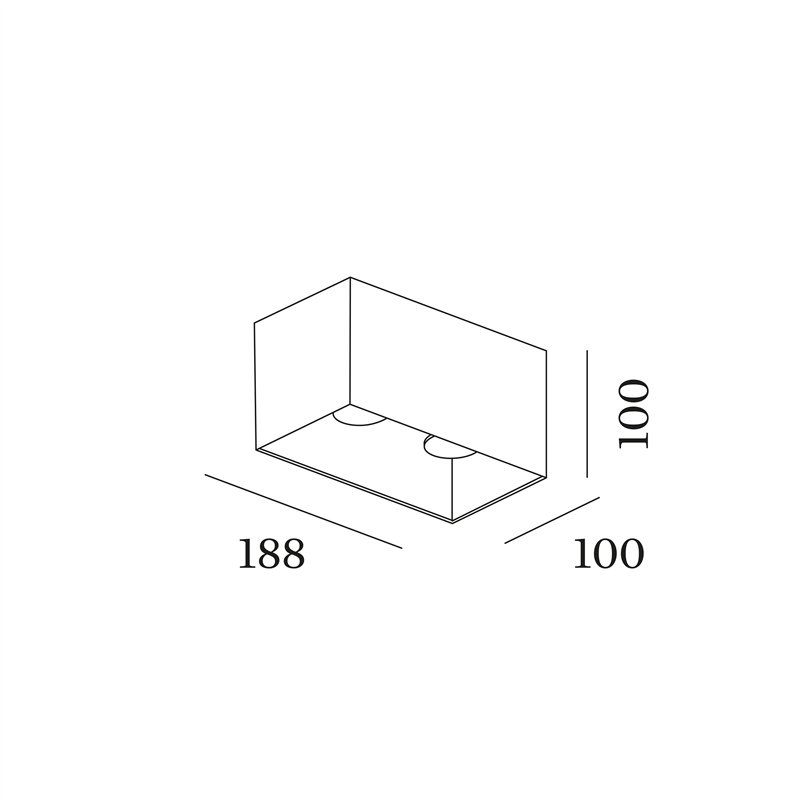 Wever & Ducré Box 2.0 LED Deckenlampe
