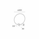 Wever & Ducré Finlin Round Wall 1.0 Wall lamp