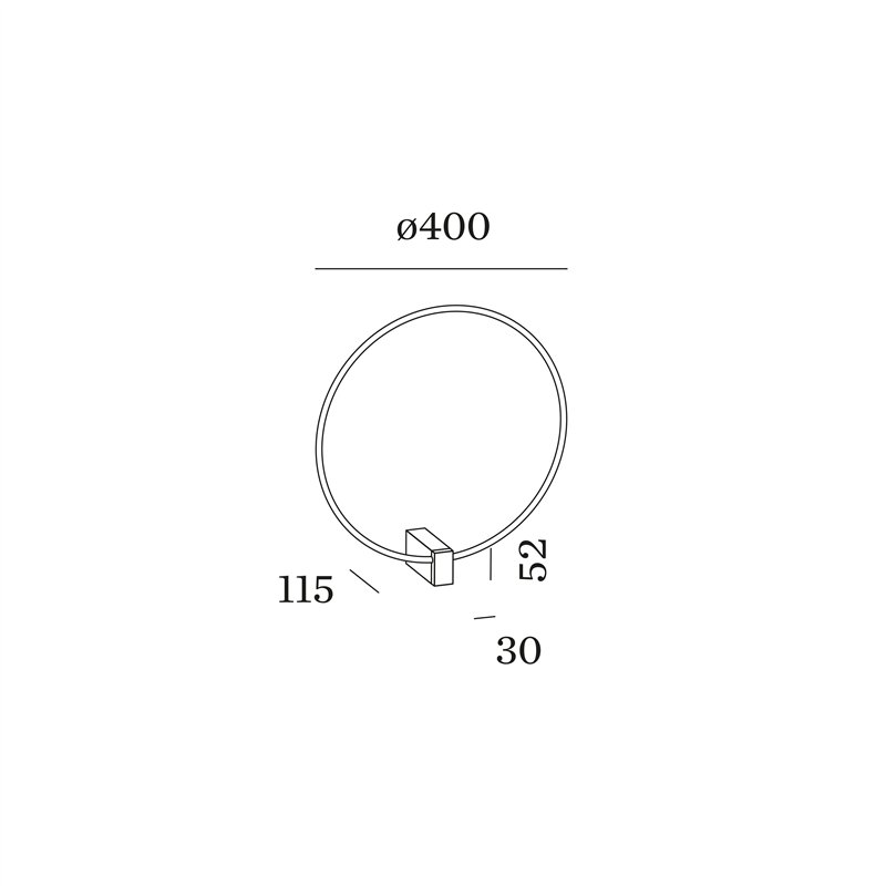 Wever & Ducré Finlin Round Wall 1.0 Wandlampe