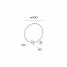 Wever & Ducré Finlin Round Wall 1.0 Wandlampe