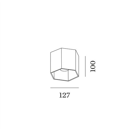 Wever & Ducré Hexo 1.0 LED Ceiling lamp