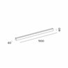 Wever & Ducré Mirbi Long 3.0 Wandlampe