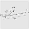 Wever & Ducré Trace Spin 1.0 Ceiling lamp