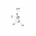 Wever & Ducré Ceno 1.0 blade springs Recessed spot