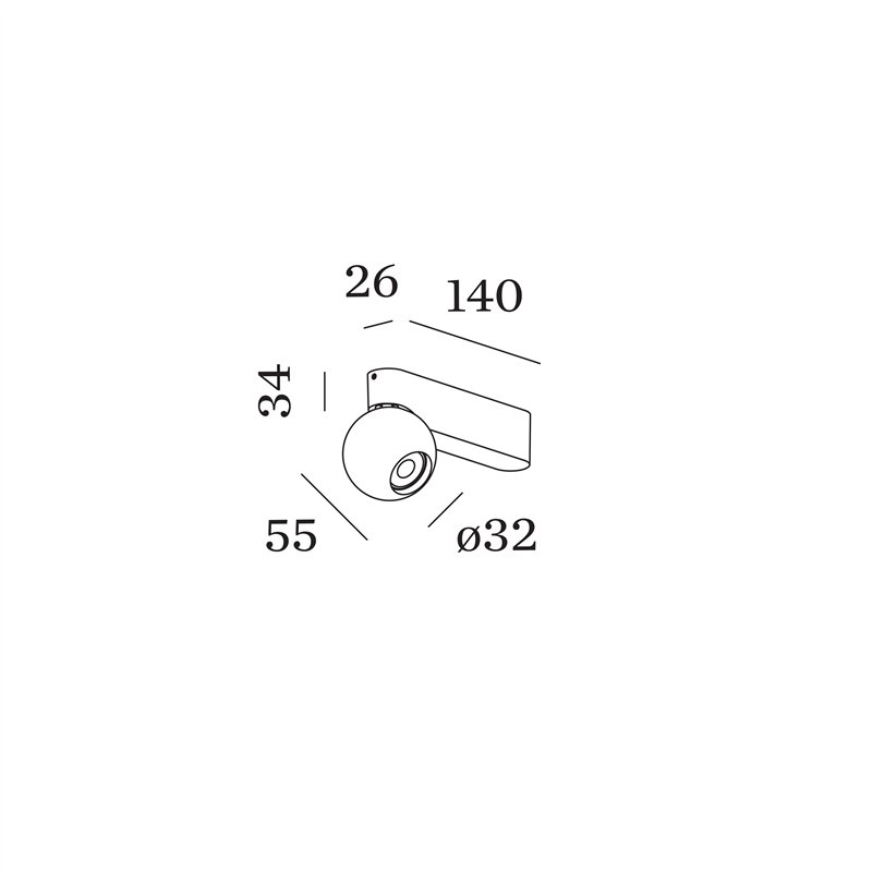 Wever & Ducré Leca Surface 1.0 Deckenlampe