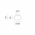 Wever & Ducré Perlez IP44 Surface 1.0 Ceiling lamp