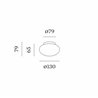 Wever & Ducré Perlez IP44 Surface 1.0 Deckenlampe