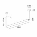 Wever & Ducré Finelle 1.0 Suspension lamp