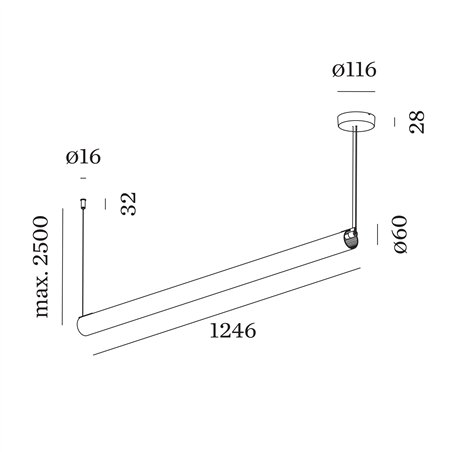 Wever & Ducré Finelle 1.0 Suspension lamp