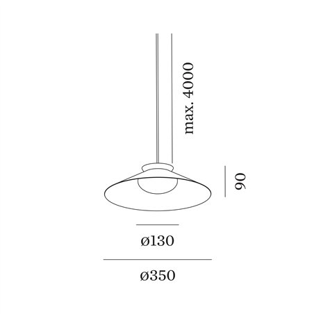 Wever & Ducré Clea Suspended 1.0 Suspension lamp