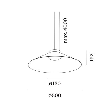 Wever & Ducré Clea Suspended 2.0 Suspension lamp