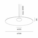Wever & Ducré Clea Suspended 3.0 Suspension lamp