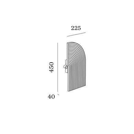 Wever & Ducré Tapis 3.1 Wall lamp