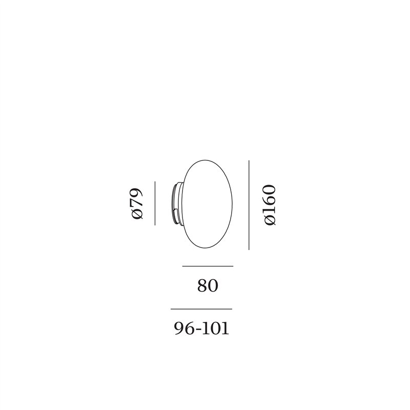 Wever & Ducré Perlez ClIP IP44 2.0 Wandlampe