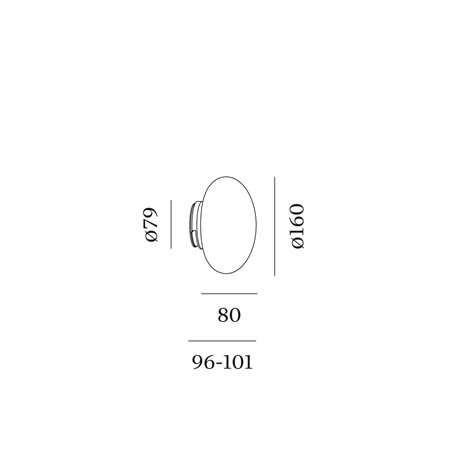 Wever & Ducré Perlez ClIP IP44 2.0 Wall lamp