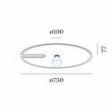 Wever & Ducré Mirro Soft 3.0 Ceiling lamp / Wall lamp