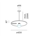 Wever & Ducré Mirro Soft Suspended 2.0 Suspension lamp