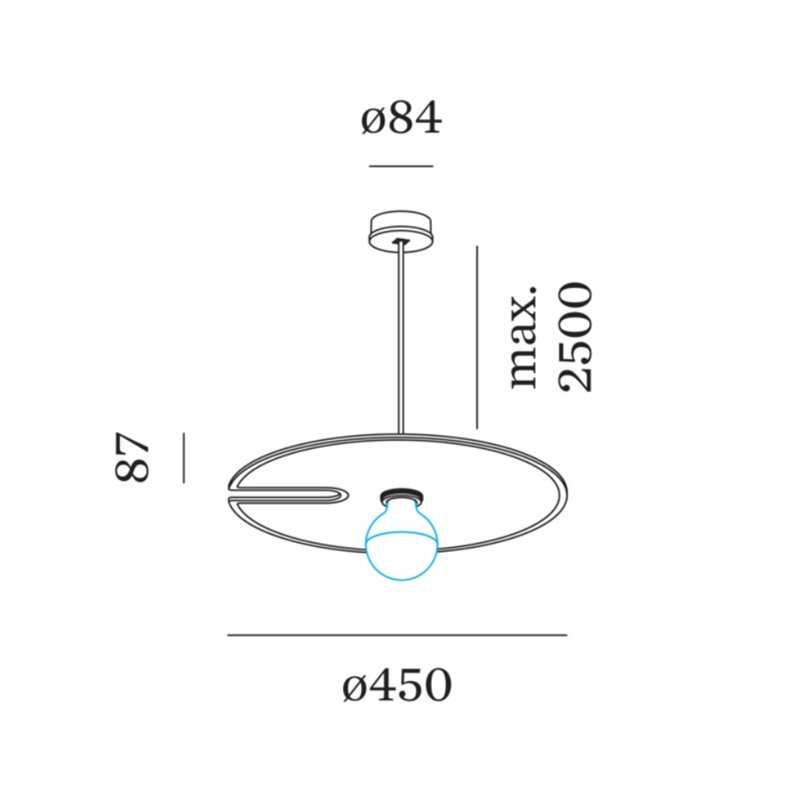 Wever & Ducré Mirro Soft Suspended 2.0 Hängelampe