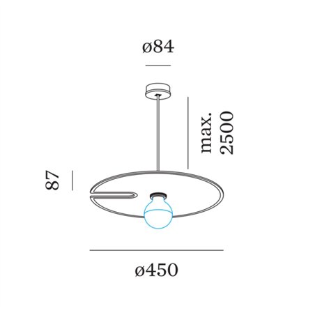 Wever & Ducré Mirro Soft Suspended 2.0 Suspension lamp