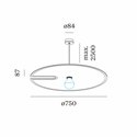 Wever & Ducré Mirro Soft Suspended 3.0 Suspension lamp