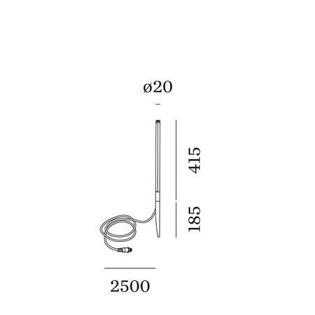 Wever & Ducré Reed 1.0 Garden lamp