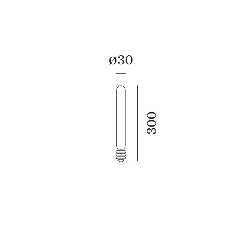 Wever & Ducré 2200K | E27 T30-300 LED Lamp