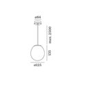 Wever & Ducré Dro Suspended 1.0 Suspension lamp