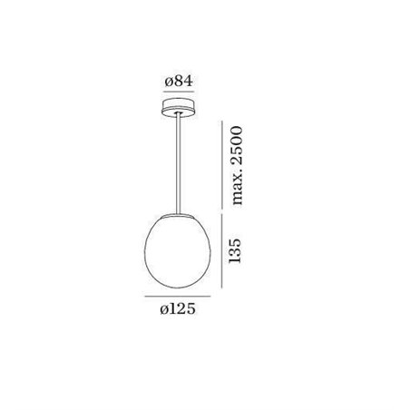 Wever & Ducré Dro Suspended 1.0 Suspension lamp