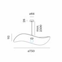 Wever & Ducré WAVE SOFT 1.0 Suspension lamp