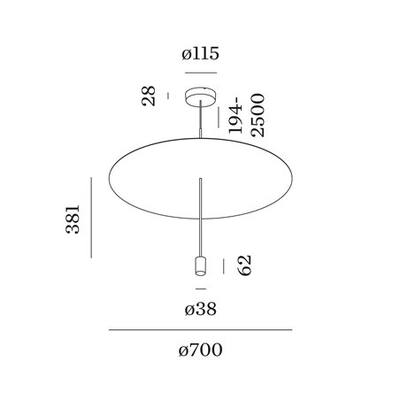 Wever & Ducré SHEDDA 2.0 Suspension lamp