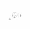 Wever & Ducré RETO ROUND WALL SURFACE OUTDOOR 0.8 Wandlampe