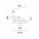 Wever & Ducré TRADORA WALL IP65 1.0 Wall lamp